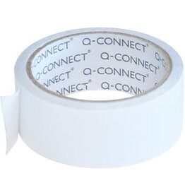Q-CONNECT Q-CONNECT vinyl tape, dubbelzijdig, 38 mm x 10 m, 90 micron, transparant