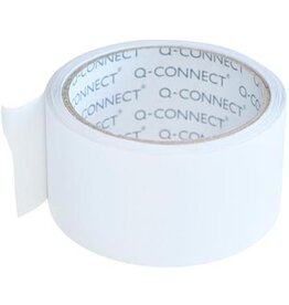 Q-CONNECT Q-CONNECT vinyl tape, dubbelzijdig, 50 mm x 10 m, 90 micron, transparant