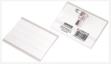 Office Products OFFICE products badge met combiklem, 90 x 57 mm