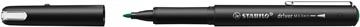 Stabilo STABILO dr!ver fineliner, medium punt, groen — levering per 5