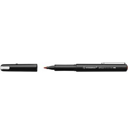 Stabilo STABILO dr!ver fineliner, medium punt, rood — levering per 5