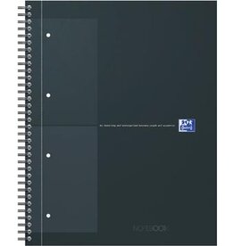 Oxford Oxford INTERNATIONAL Notebook Actie 30 jaar, 160 bladzijden, ft A4+, geruit 5 mm, zwart