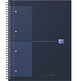 Oxford Oxford INTERNATIONAL Notebook Actie 30 jaar, 160 bladzijden, ft A4+, geruit 5 mm, blauw