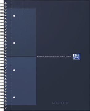 Oxford Oxford INTERNATIONAL Notebook Actie 30 jaar, 160 bladzijden, ft A4+, geruit 5 mm, blauw