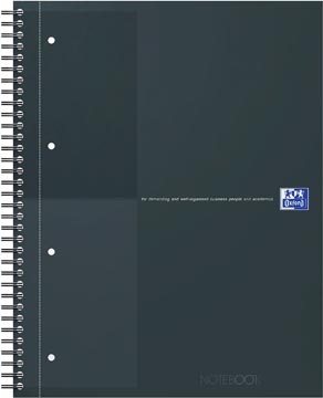 Oxford Notebook Internation A4+ L Zw 5 STUK