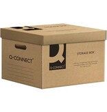 Q-CONNECT Q-CONNECT containerdoos, met deksel, formaat: 51,5 x 30,5 x 35 cm, grijs