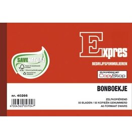 Sigel Sigel Expres bonboekjes genummerd 1-50, 50 x 2 vel, zelfkopiërend