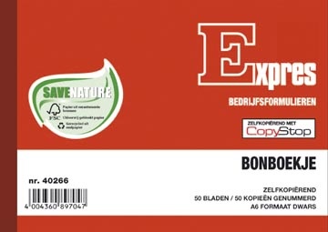 Sigel Sigel Expres bonboekjes genummerd 1-50, 50 x 2 vel, zelfkopiërend