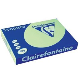 Clairefontaine Clairefontaine Trophée Pastel, gekleurd papier, A3, 80 g, 500 vel, groen