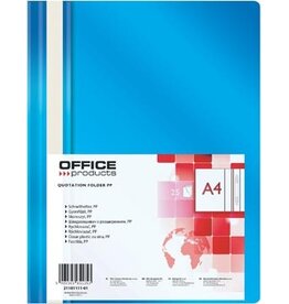 Office Products OFFICE products snelhechtmap, blauw — levering per 25