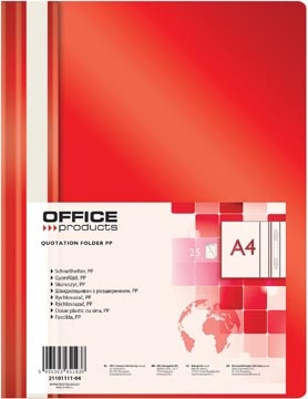 Office Products Op Bestekmap A4 Rd 25 STUK