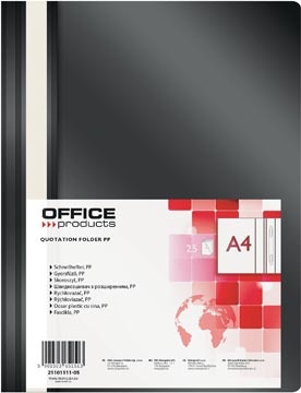 Office Products Op Bestekmap A4 Zw 25 STUK