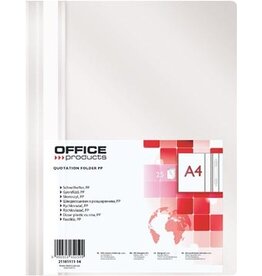 Office Products OFFICE products snelhechtmap, wit — levering per 25