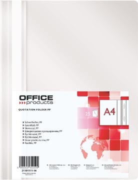 Office Products Op Bestekmap A4 Wt 25 STUK