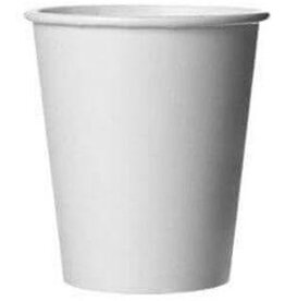 Drinkbeker uit karton, 180 ml, 100 stuks, wit — levering per 25