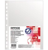 Office Products OFFICE products geperforeerde showtas, A4, 60 micron, glashelder, pak van 100 stuks