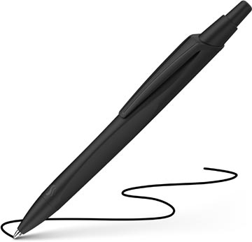 Schneider Schneider balpen Reco, medium, zwarte inkt,  zwart