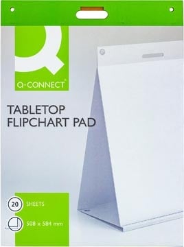 Q-CONNECT Q-CONNECT tafelflipchart, zelfklevend, ft 508 x 584 mm, 20 vel