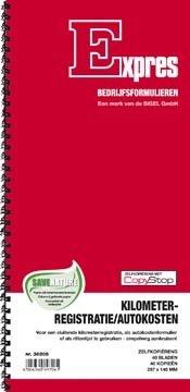 Sigel Sigel Expres kilometerregistratie en autokostenboek, zelfkopiërend