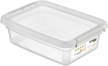 DONAU Home DONAU Home opbergdoos, 1 liter, transparant