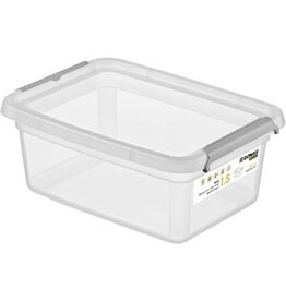 DONAU Home DONAU Home opbergdoos, 1,5 liter, transparant