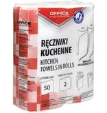 Office Products OFFICE products keukenpapier, 2 laags, 50 vellen, pak van 2 rollen