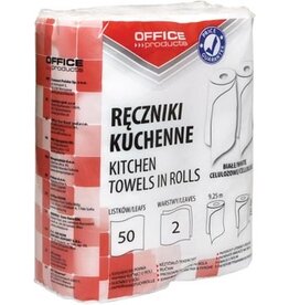 Office Products OFFICE products keukenpapier, 2 laags, 50 vellen, pak van 2 rollen