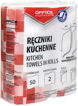Office Products OFFICE products keukenpapier, 2 laags, 50 vellen, pak van 2 rollen