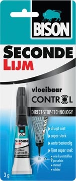 Bison Bison secondelijm Control Vloeibaar, tube van 3 g, op blister
