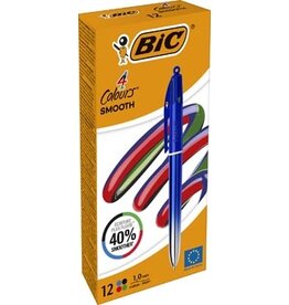 Bic BIC Colours Smooth Gradiant 4-kleurenbalpen, medium, blauw