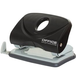 Office Products OFFICE products perforator, 20 blad, in PP, zwart — levering per 12