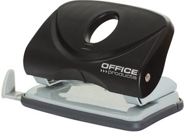 Office Products OFFICE products perforator, 20 blad, in PP, zwart — levering per 12