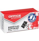Office Products OFFICE products foldbackclip, zwart, 32 mm, doosje van 12 stuks