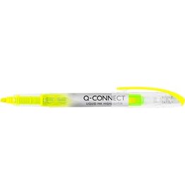 Q-CONNECT Q-CONNECT Liquid markeerstift, geel — levering per 12