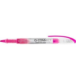 Q-CONNECT Q-CONNECT Liquid markeerstift, roze — levering per 12