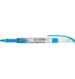 Q-CONNECT Q-CONNECT Liquid markeerstift, blauw — levering per 12