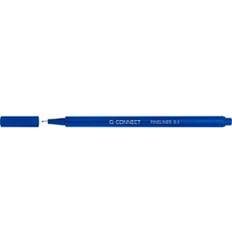 Q-CONNECT Q-CONNECT fineliner, 0,4 mm, driehoekig, blauw