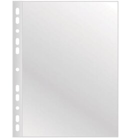 Office Products OFFICE products geperforeerde showtas, A4, 55 micron, glashelder, doos van 100 stuks