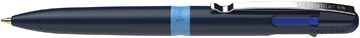 Schneider Schneider 4-kleurenbalpen Take 4, medium, donkerblauw/lichtblauw