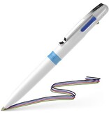 Schneider Schneider 4-kleurenbalpen Take 4, medium, lichtblauw/wit