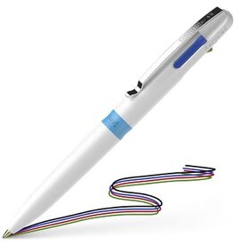 Schneider Schneider 4-kleurenbalpen Take 4, medium, lichtblauw/wit