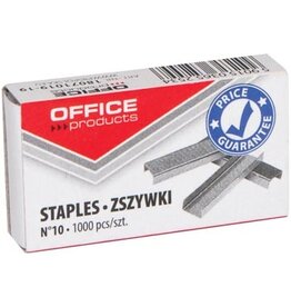 Office Products OFFICE products nietjes n° 10, verzinkt, doosje van 1000 stuks