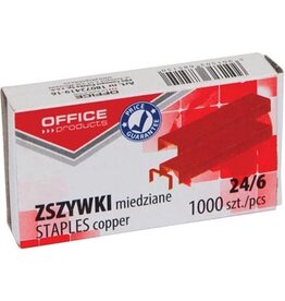Office Products OFFICE products nietjes 24-6, verkoperd, doos van 1000 stuks