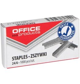 Office Products OFFICE products nietjes 24-6,  doos van 1000 stuks