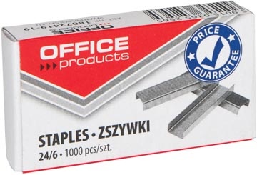Office Products Op Nietjes 24/6 Verzinkt 1000X 10 STUK