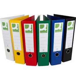 Q-CONNECT Q-CONNECT ordner, voor ft A4, volledig uit PP, rug van 8 cm, geassorteerde kleuren