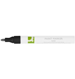 Q-CONNECT Q-CONNECT paint marker, op oliebasis, ronde punt, zwart