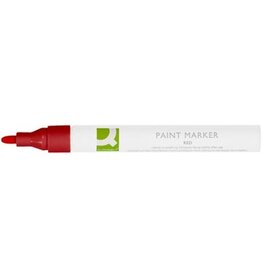 Q-CONNECT Q-CONNECT paint marker, op oliebasis, ronde punt, rood