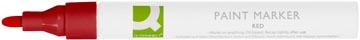 Q-CONNECT Q-CONNECT paint marker, op oliebasis, ronde punt, rood