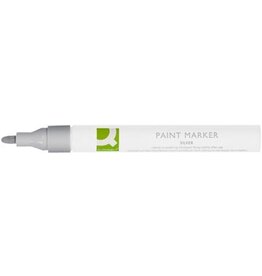 Q-CONNECT Q-CONNECT paint marker, op oliebasis, ronde punt, zilver